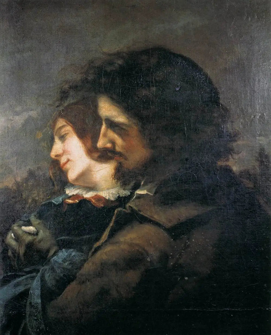 Szczęśliwi kochankowie - Gustave Courbet