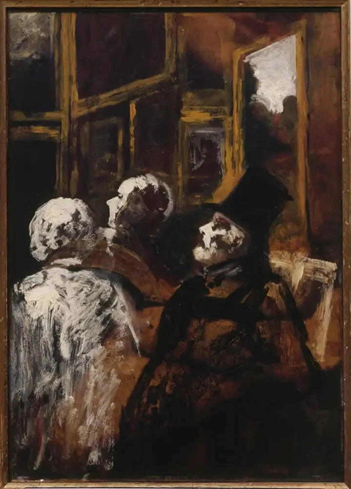 Miłośnicy obrazów - Honoré Daumier