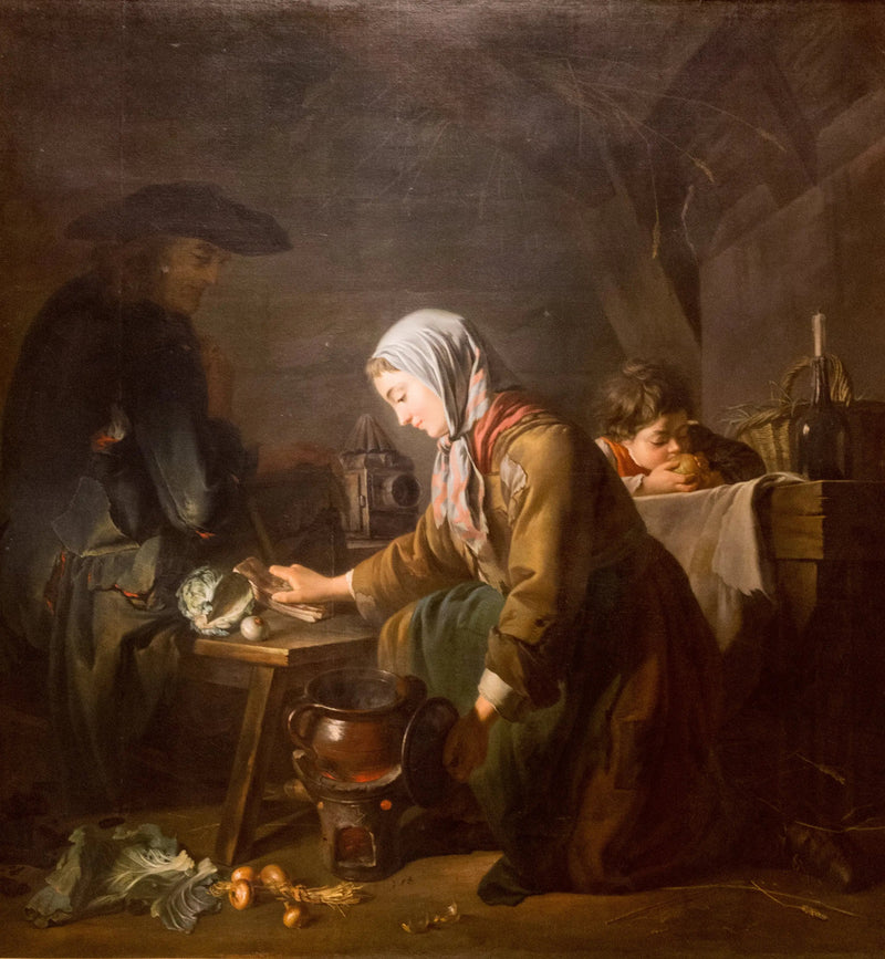 Podkłady na śniadanie - Nicolas-Bernard Lépicié