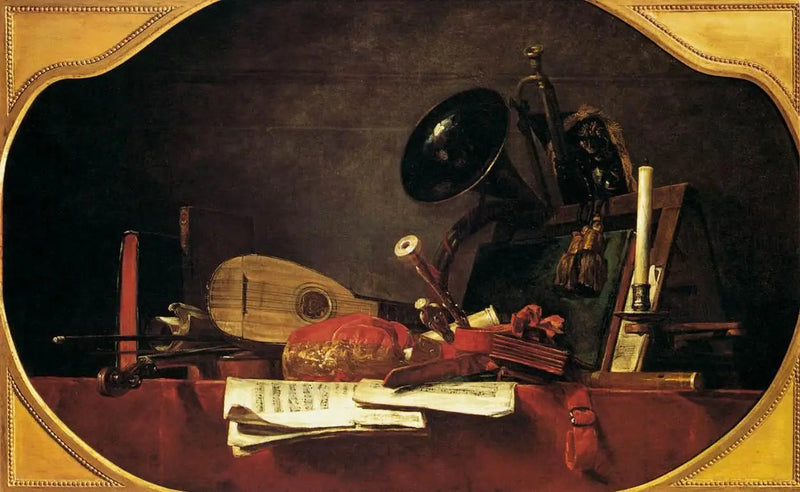 Atrybuty muzyki - Jean Simeón Chardin