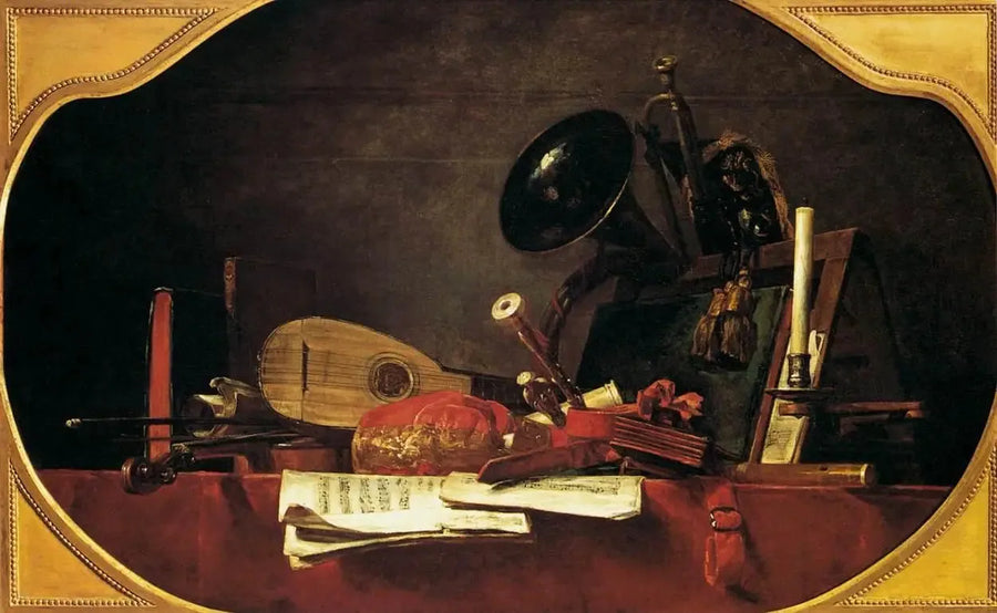 Atrybuty muzyki - Jean Simeón Chardin