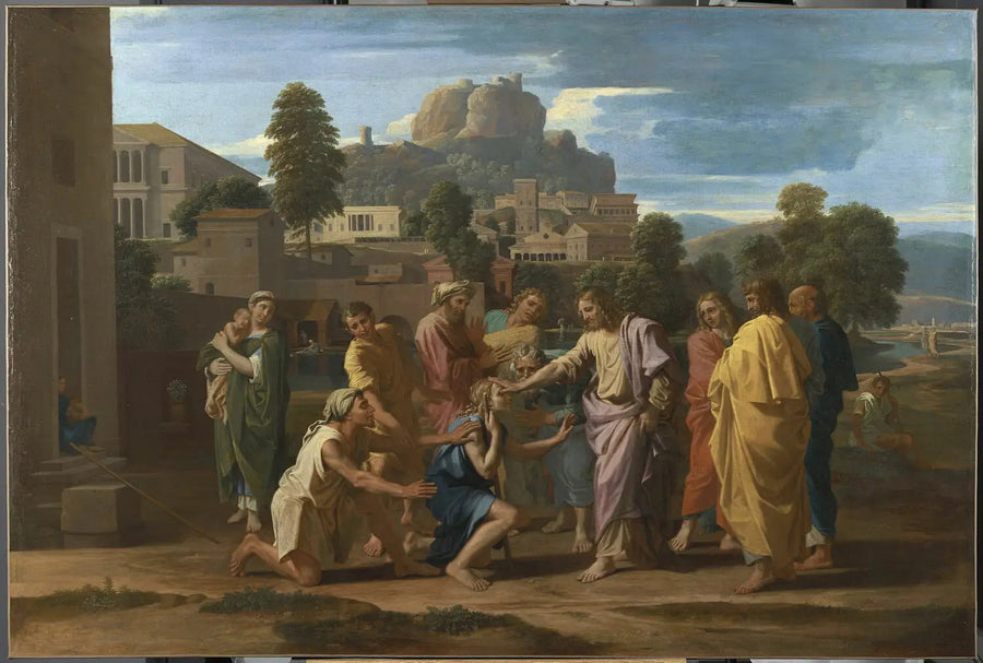 Ślepcy z Jerycha - Nicolas Poussin