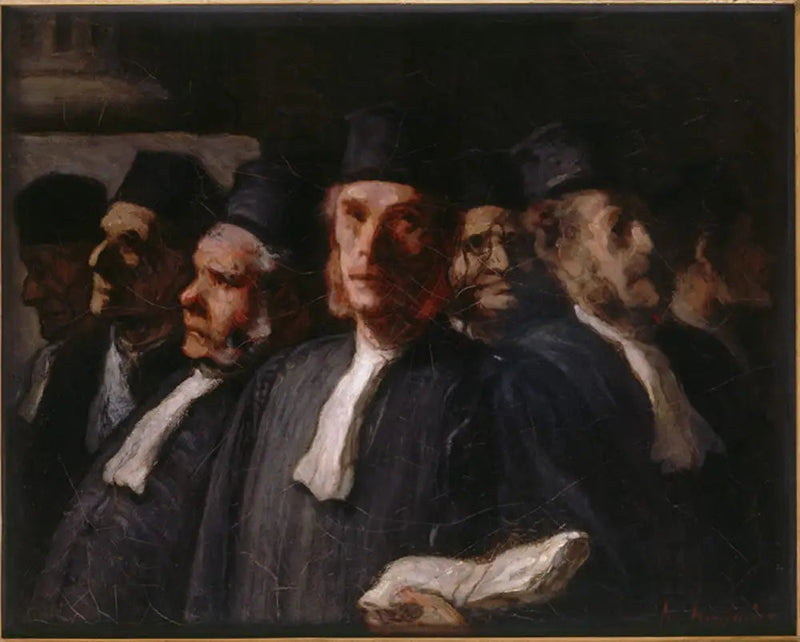 Prawnicy - Honoré Daumier