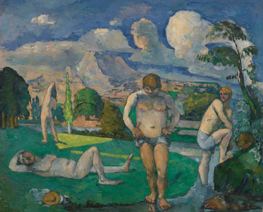 Kąpiący się odpoczywający - Paul Cézanne
