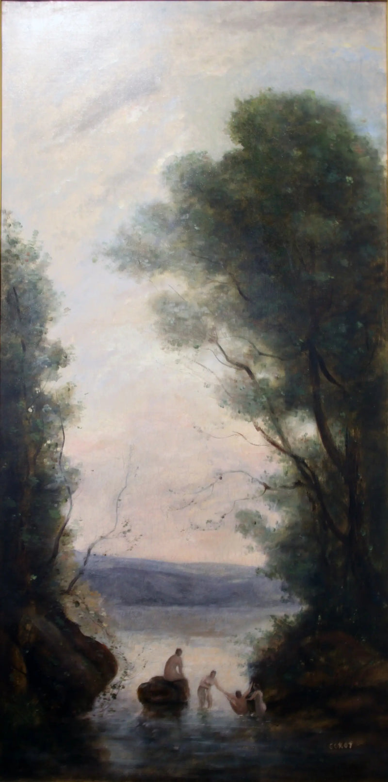 Kobiety kąpiące się - Jean-Baptiste Camille Corot
