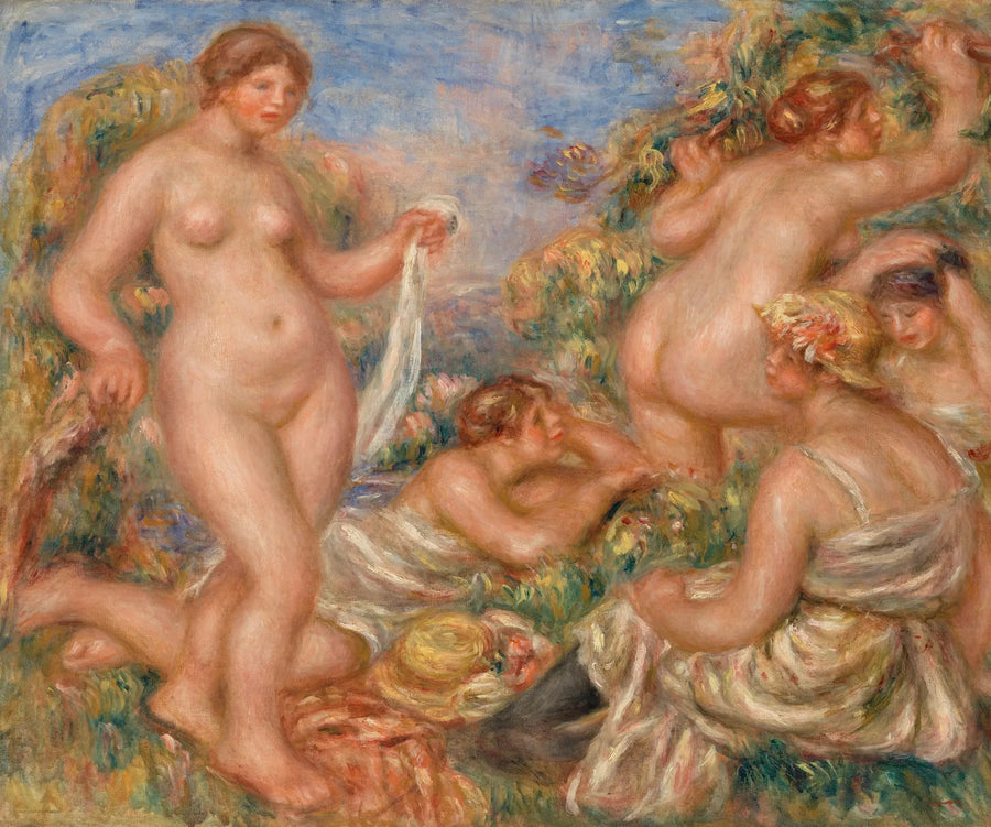 Kąpiące się - Pierre-Auguste Renoir