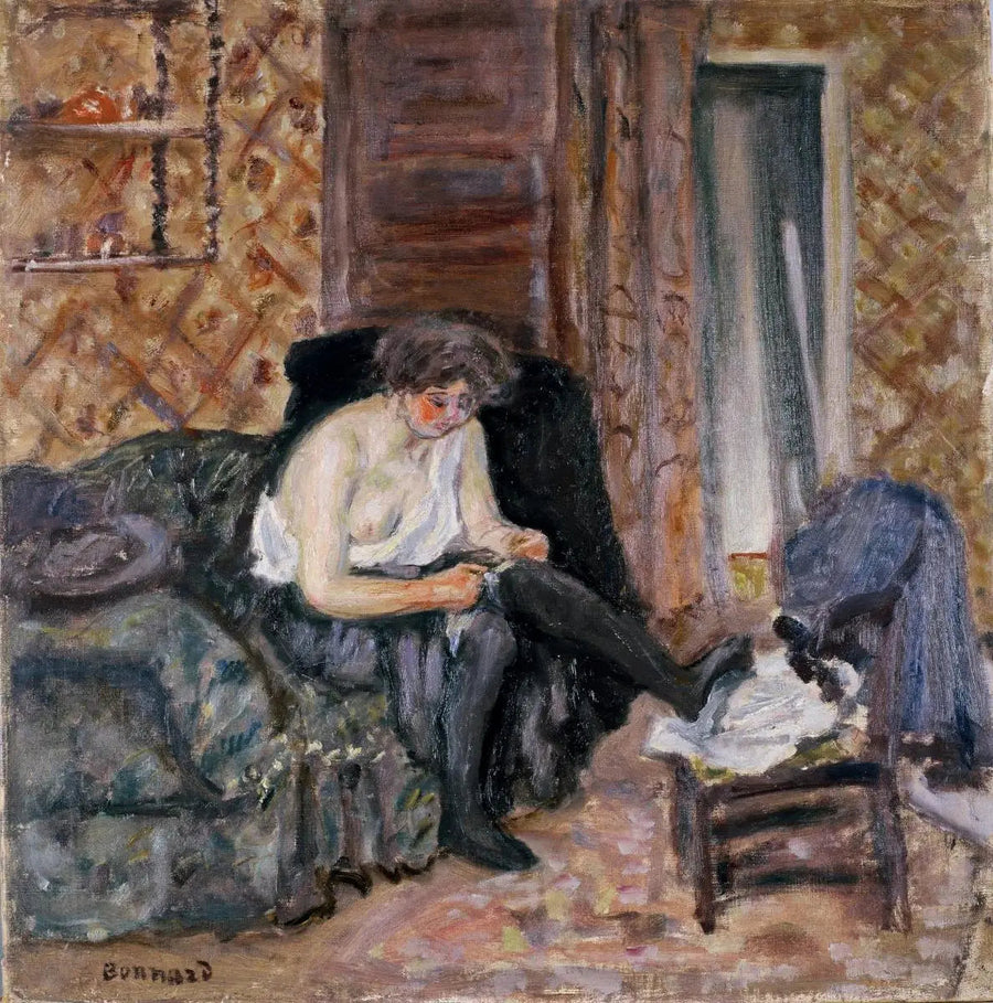 Czarne pończochy - Pierre Bonnard