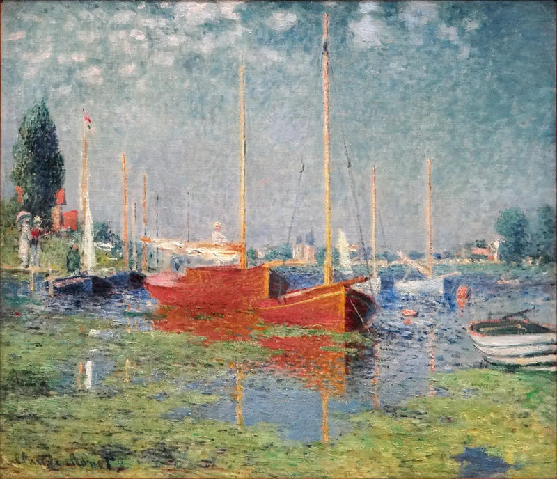Czerwone łodzie, Argenteuil - Claude Monet