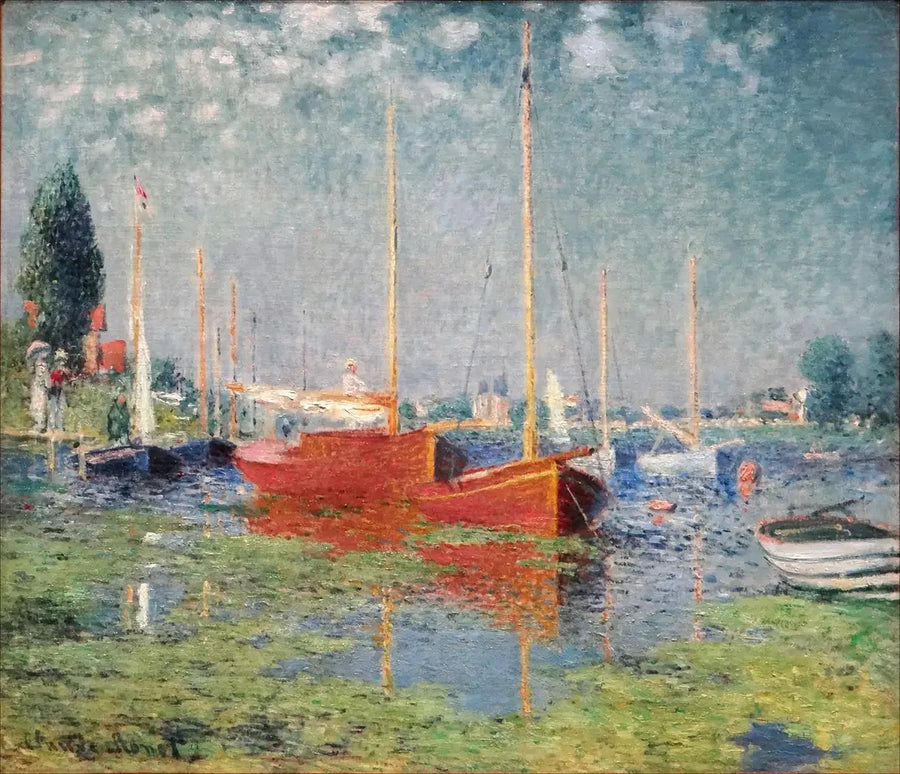 Czerwone łodzie, Argenteuil - Claude Monet