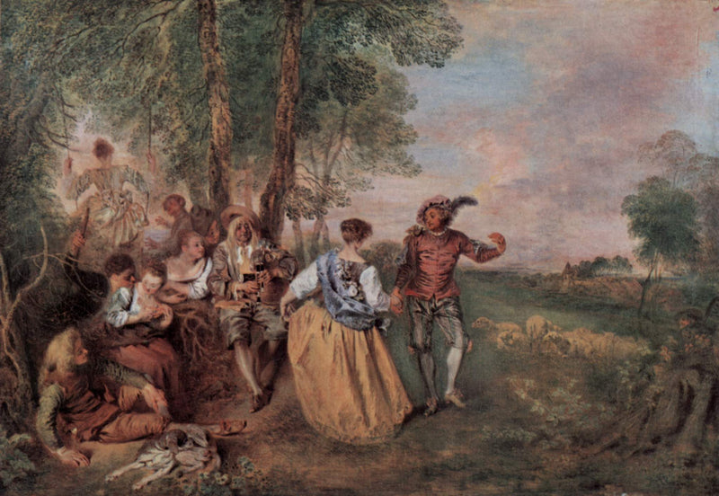Błogosławieni - Antoine Watteau