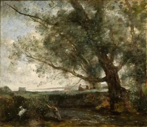Błogosławieństwo pasterzy - Jean-Baptiste Camille Corot