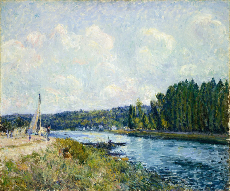 Brzegi Oise - Alfred Sisley