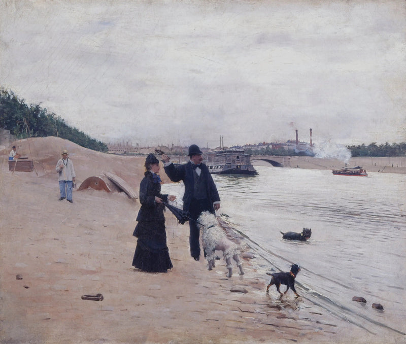 Brzegi Sekwany - Jean Béraud