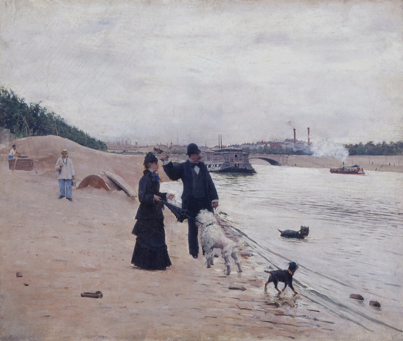 Brzegi Sekwany - Jean Béraud