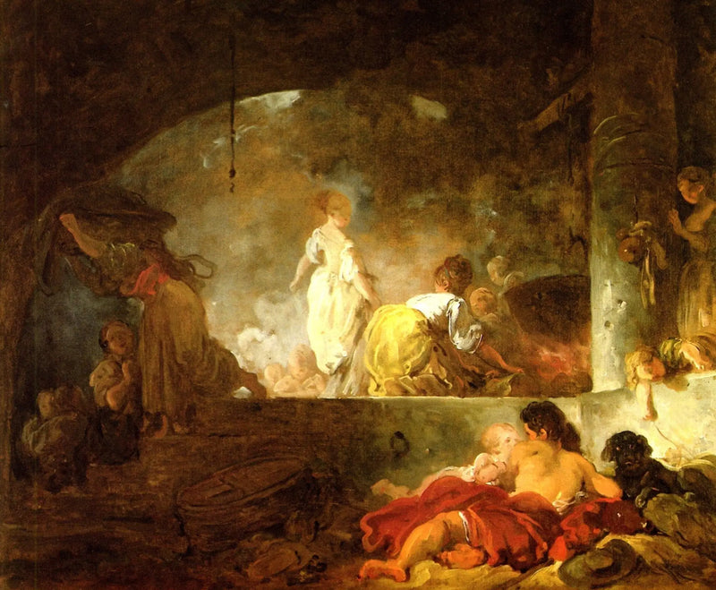 Praczki - Jean-Honoré Fragonard