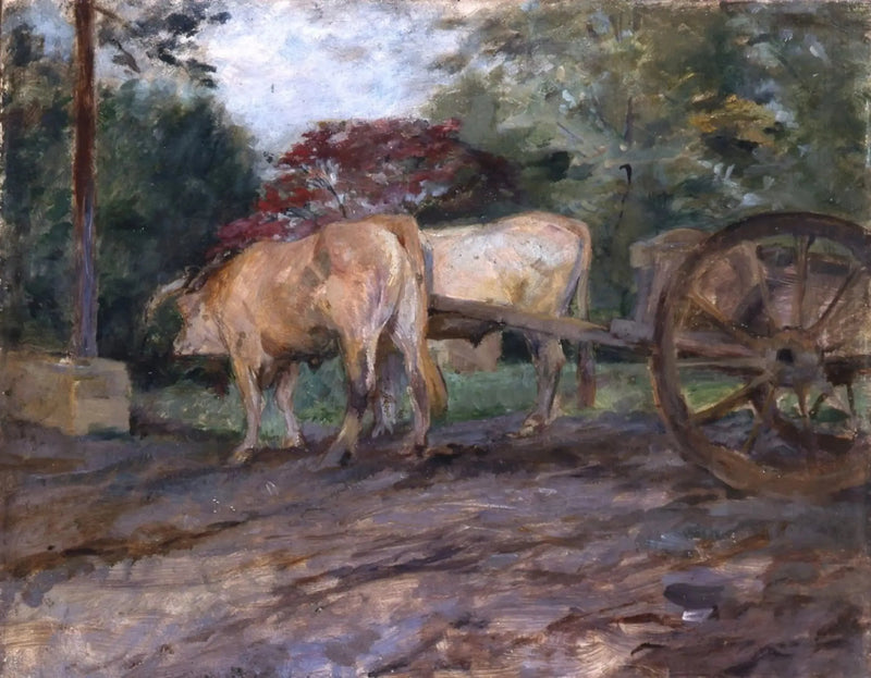 Byki pod jarzmem - Henri de Toulouse-Lautrec