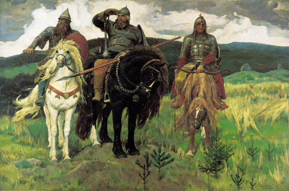Les Bogatyrs - Viktor Vasnetsov - Alpha Reproduction