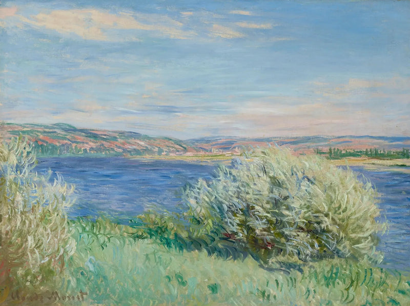 Brzegi Sekwany w pobliżu Vétheuil - Claude Monet