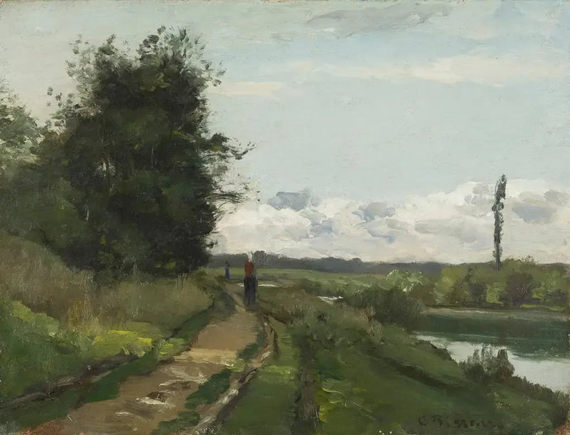 Brzegi Sekwany w Bougival - Camille Pissarro