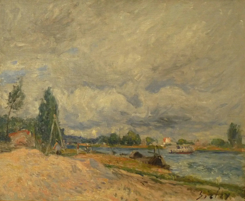Brzegi Loing - Alfred Sisley