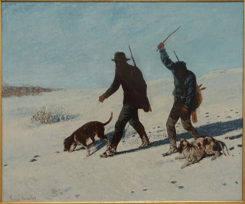 Kłusownicy, Ornans - Gustave Courbet