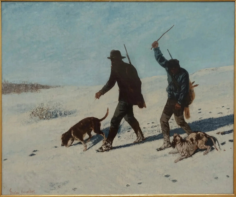 Kłusownicy, Ornans - Gustave Courbet