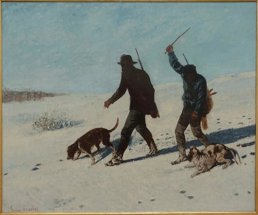 Kłusownicy, Ornans - Gustave Courbet