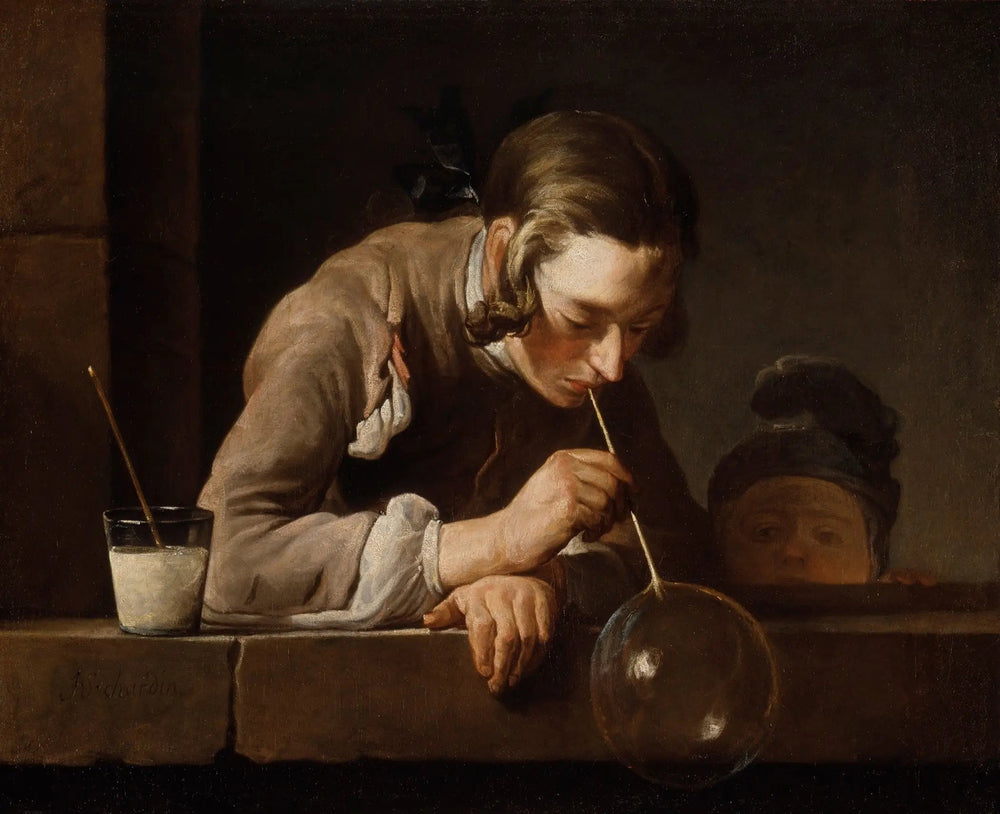 Les Bulles de savon - Jean Siméon Chardin - Alpha Reproduction