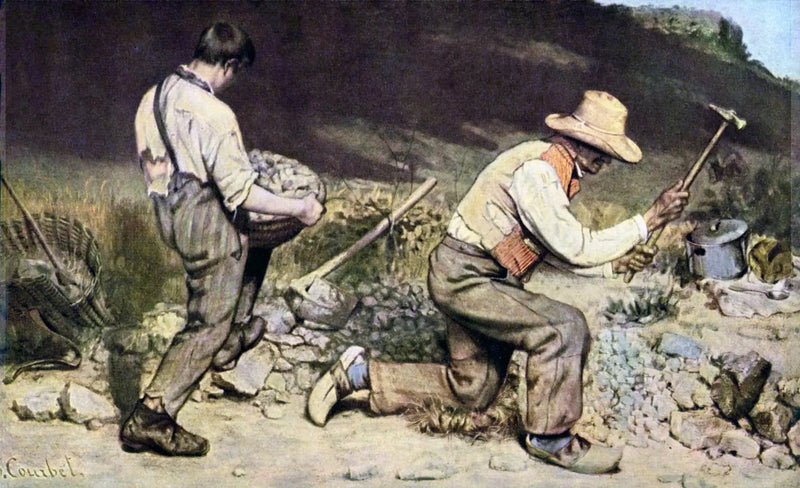 Rozbójnik kamieni - Gustave Courbet