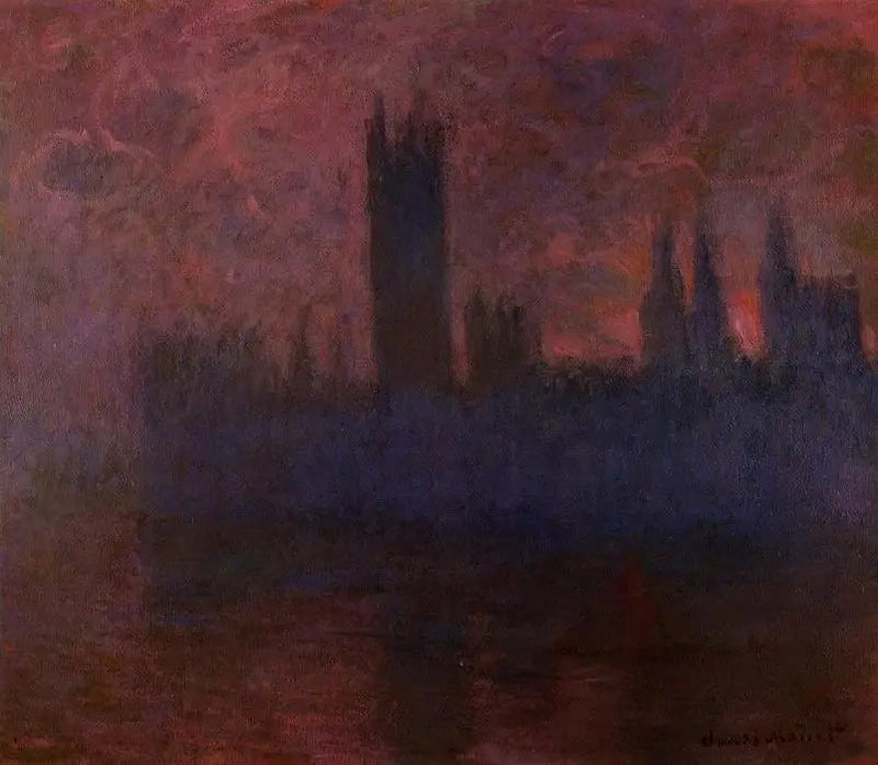 Komnaty Parlamentu, Symfonia w różu - Claude Monet