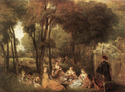 Les Champs-Élisées - Antoine Watteau - Alpha Reproduction