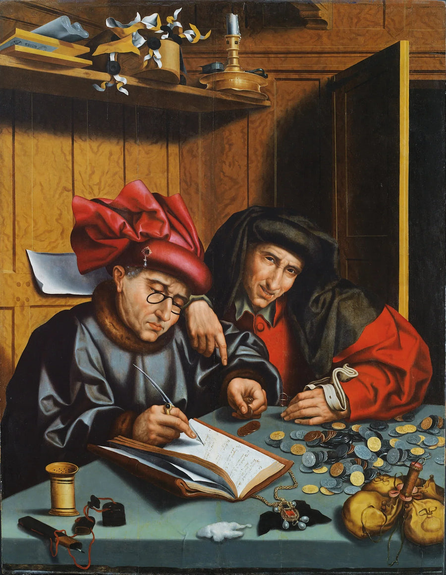 Zmieniacze srebra - Marinus van Reymerswale