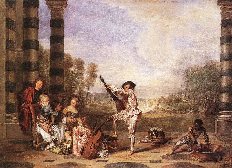 Urok życia - Antoine Watteau