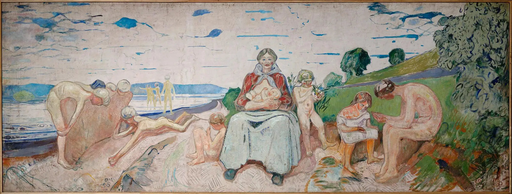 Les Chercheurs - Edvard Munch image 1 reproduction artisanale de tableau