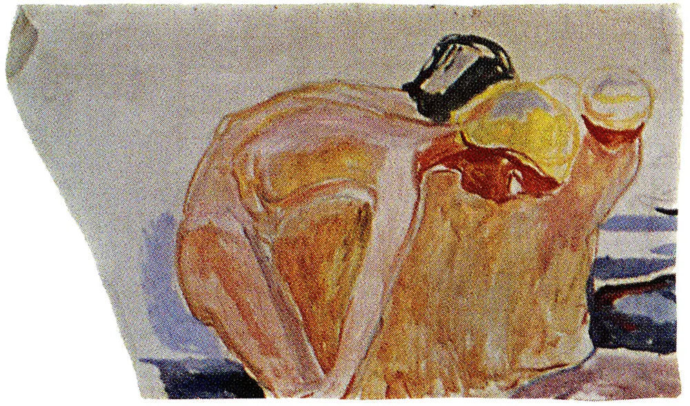 Les Chercheurs : groupe d'enfants debout - Edvard Munch image 1 tableau peint à l’huile sur toile