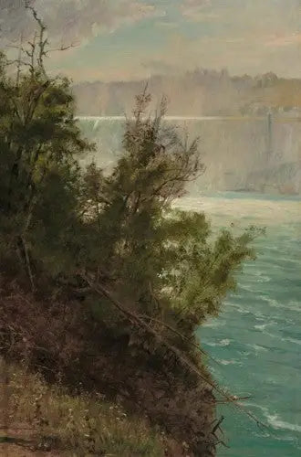 Wodospady Niagary po stronie amerykańskiej - Albert Bierstadt