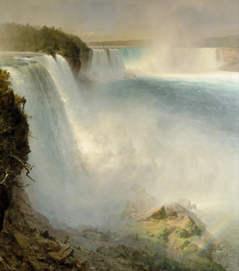 Wodospady Niagara od strony amerykańskiej - Frederic Edwin Church