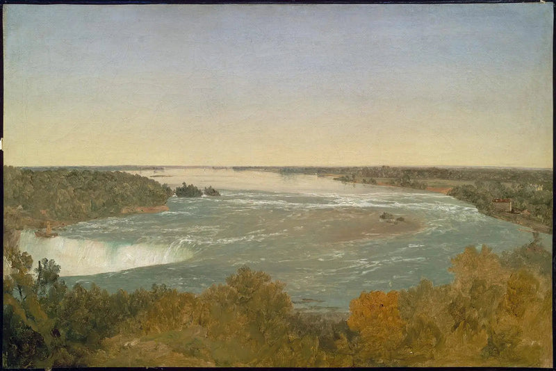 Wodospady Niagary i bystrza - John Frederick Kensett
