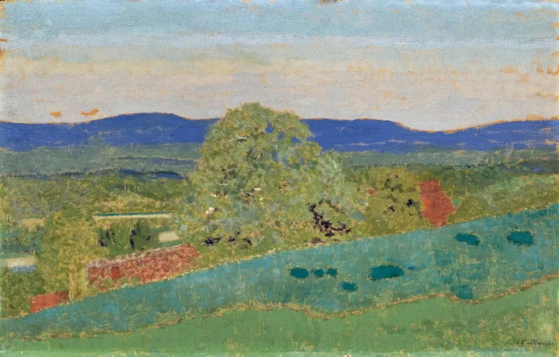 Niebieskie Wzgórza - Édouard Vuillard
