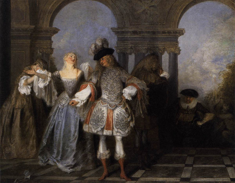 Francuscy aktorzy - Antoine Watteau