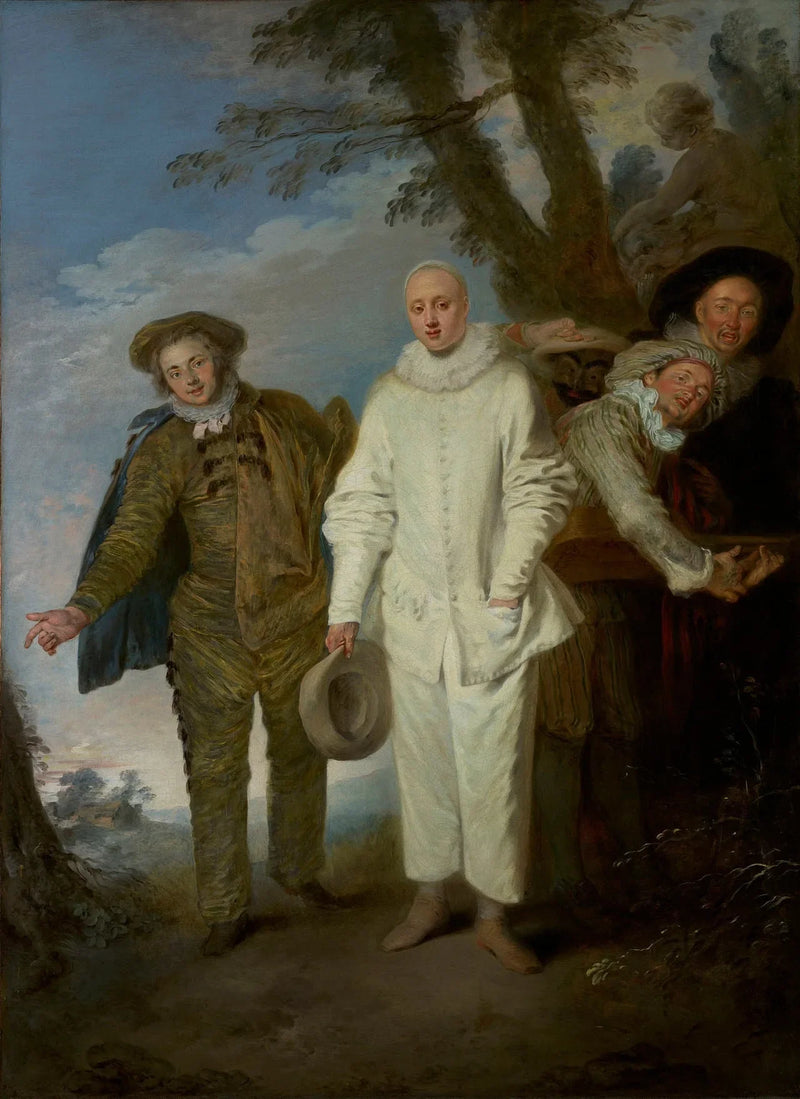 Włoscy komedianci - Antoine Watteau