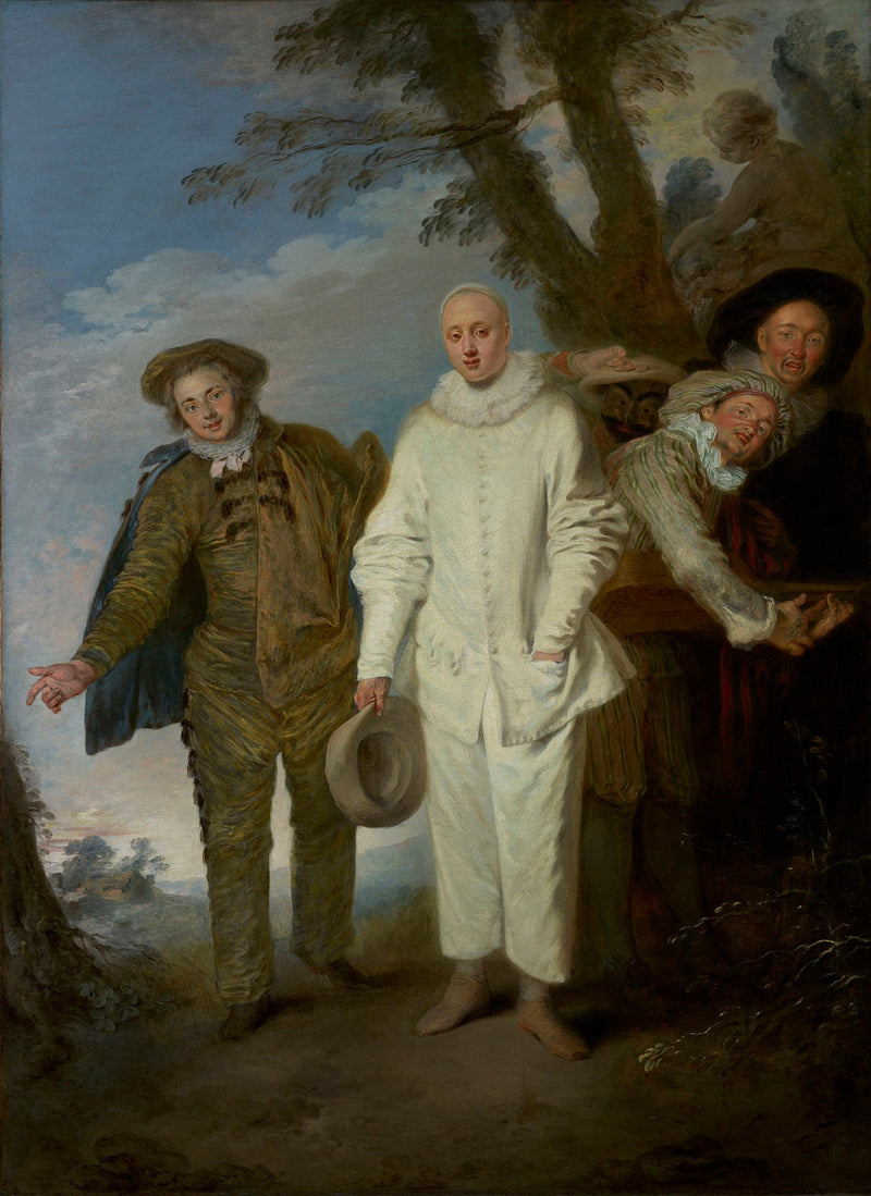Włoscy komedianci - Antoine Watteau