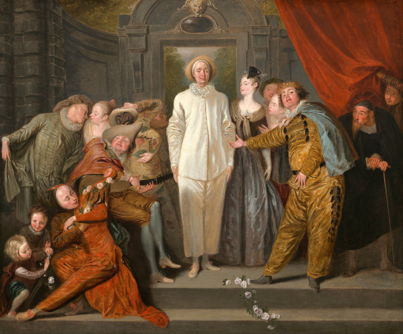 Włoscy komedianci - Antoine Watteau