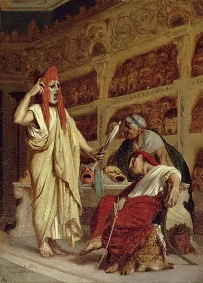 Komedianci - Jean-Léon Gérôme
