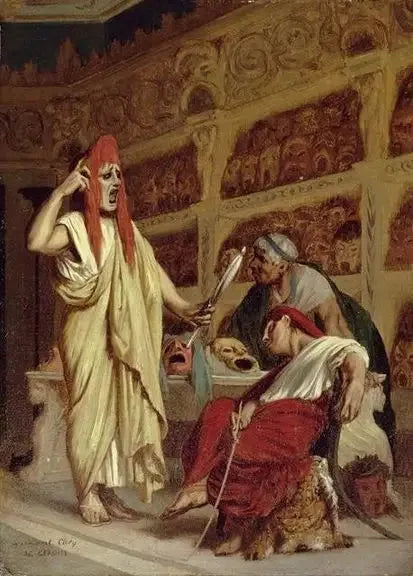 Komedianci - Jean-Léon Gérôme