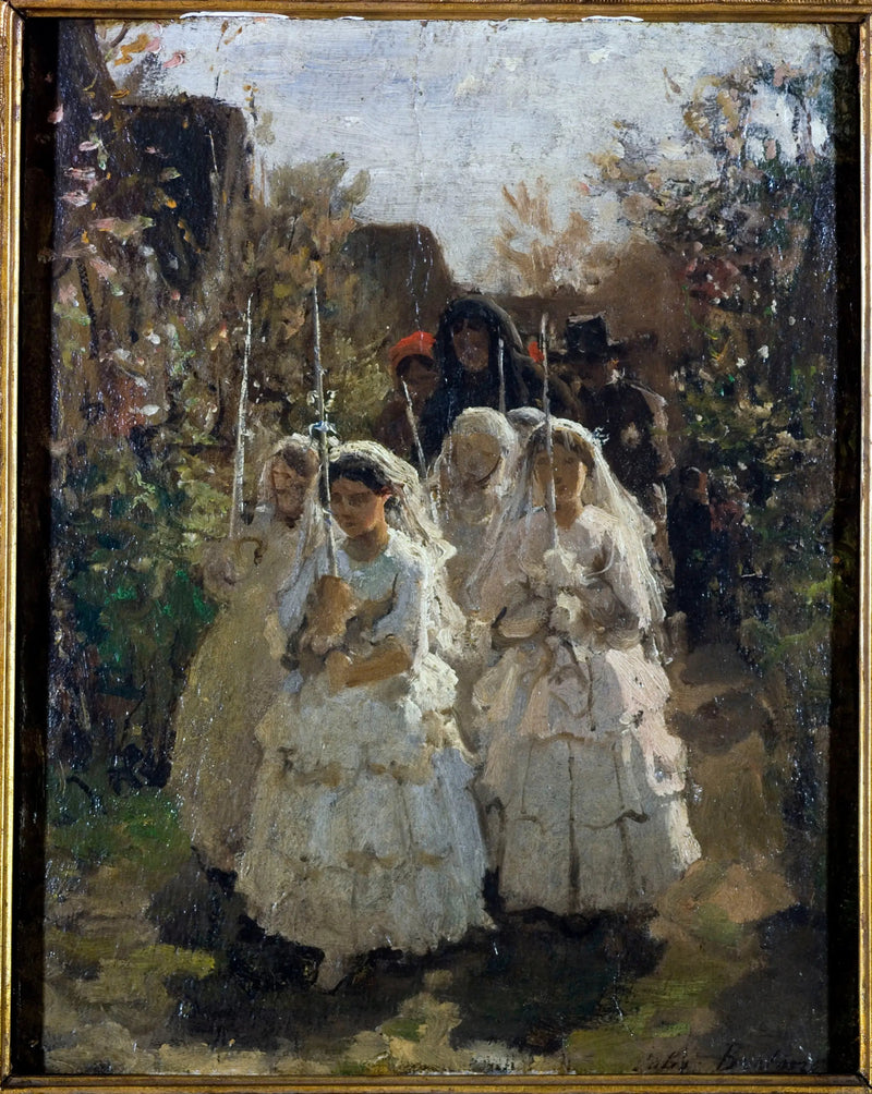 Komunijantki w Courrières - Jules Breton