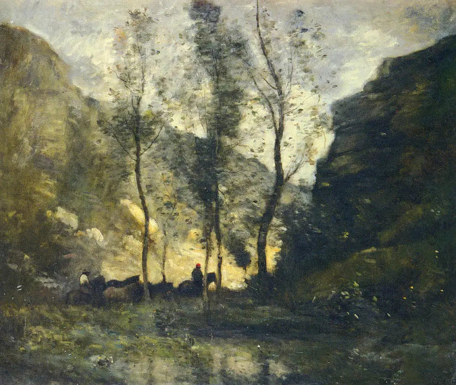 Przemytnicy - Jean-Baptiste Camille Corot