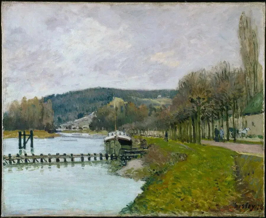 Wzgórza Bougival - Alfred Sisley