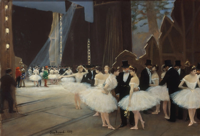 Kulisy Opery Paryskiej - Jean Béraud