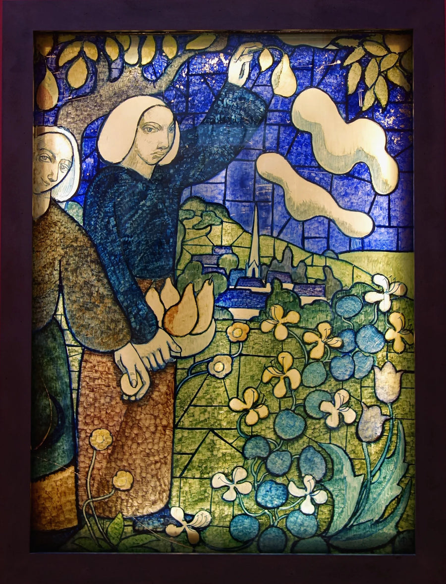 Zbieraczki gruszek - Émile Bernard